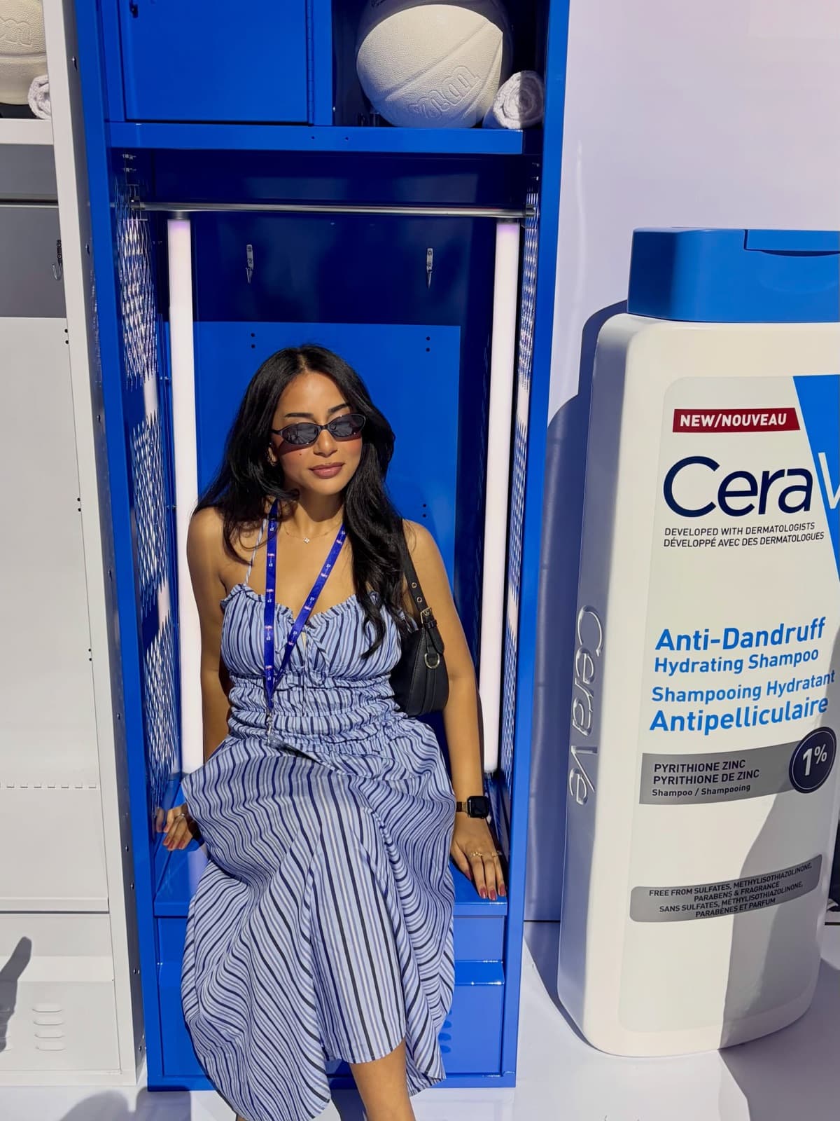Deepie Klair at the CeraVe NBA House event