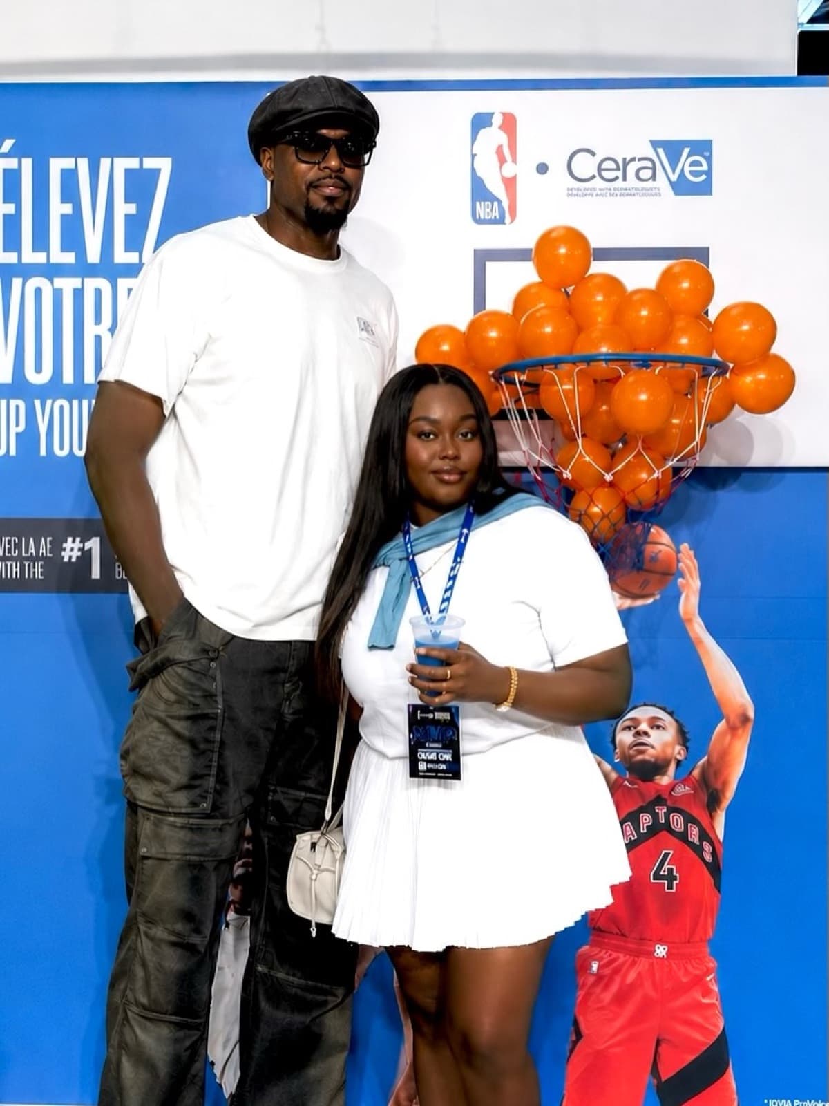 Vanessa at the CeraVe NBA House event